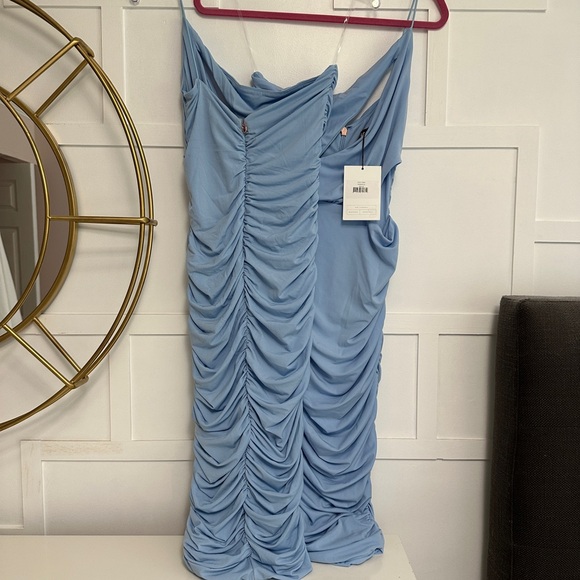 NWT Nookie Envy Midi Dress Blue sizes Medium & Large - Picture 5 of 9